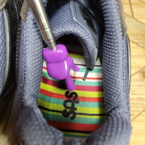 New Balance 990 V5 Shoes Mens US Sz 8.5 2E WIDE Navy Blue Made In USA Suede - Picture 11 of 13